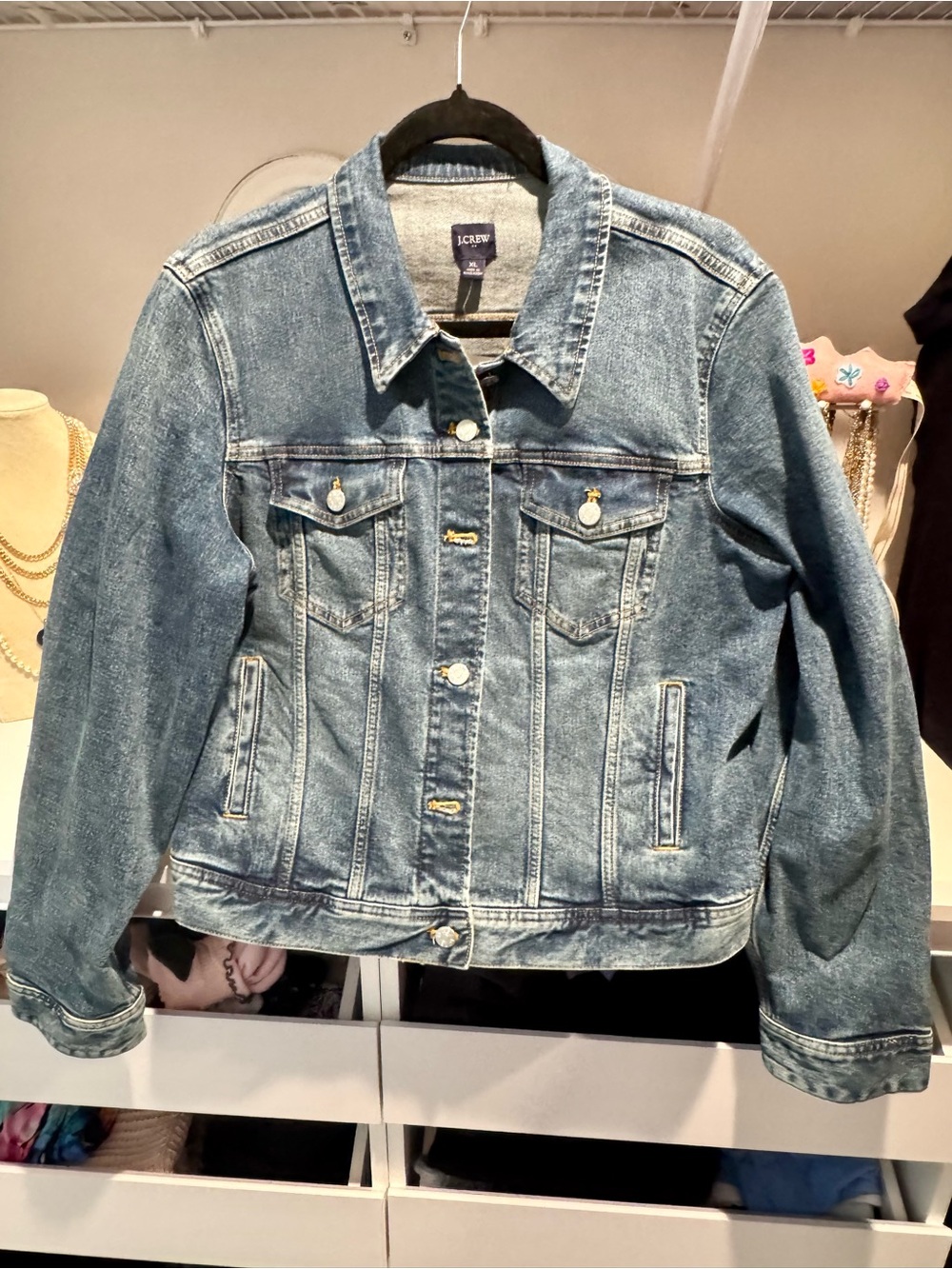 J. Crew Light Blue Denim Jacket - Classic Trucker